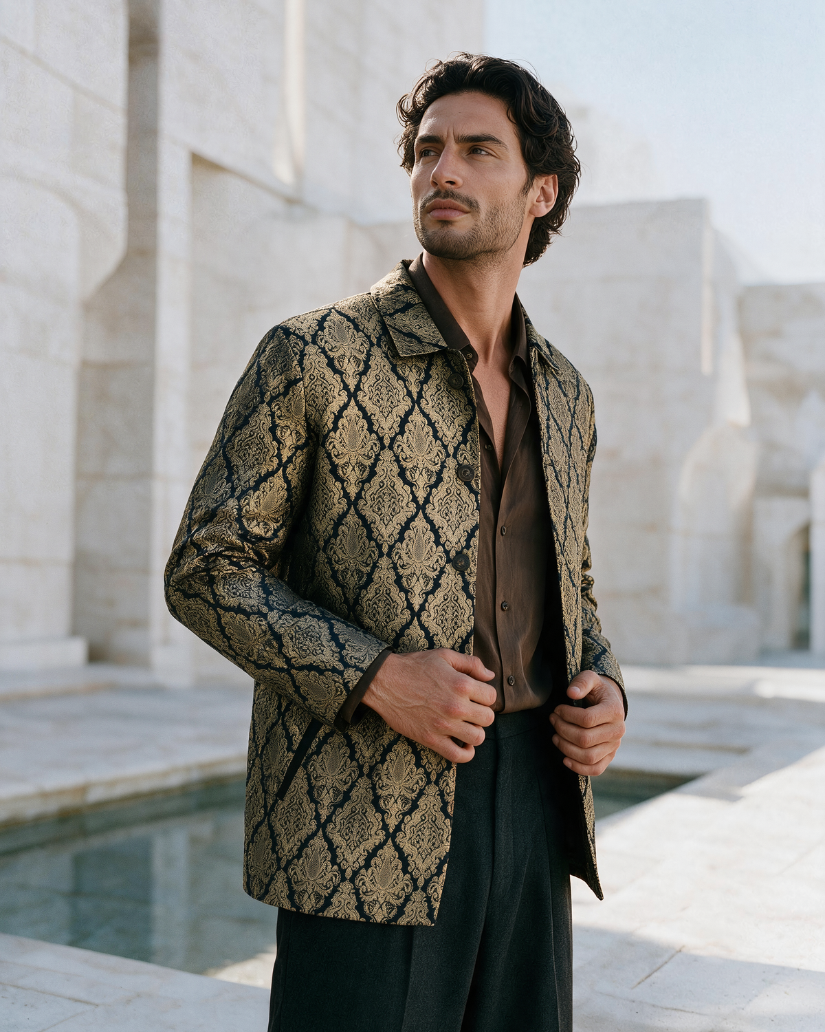 Dhukan Coat - Onyx