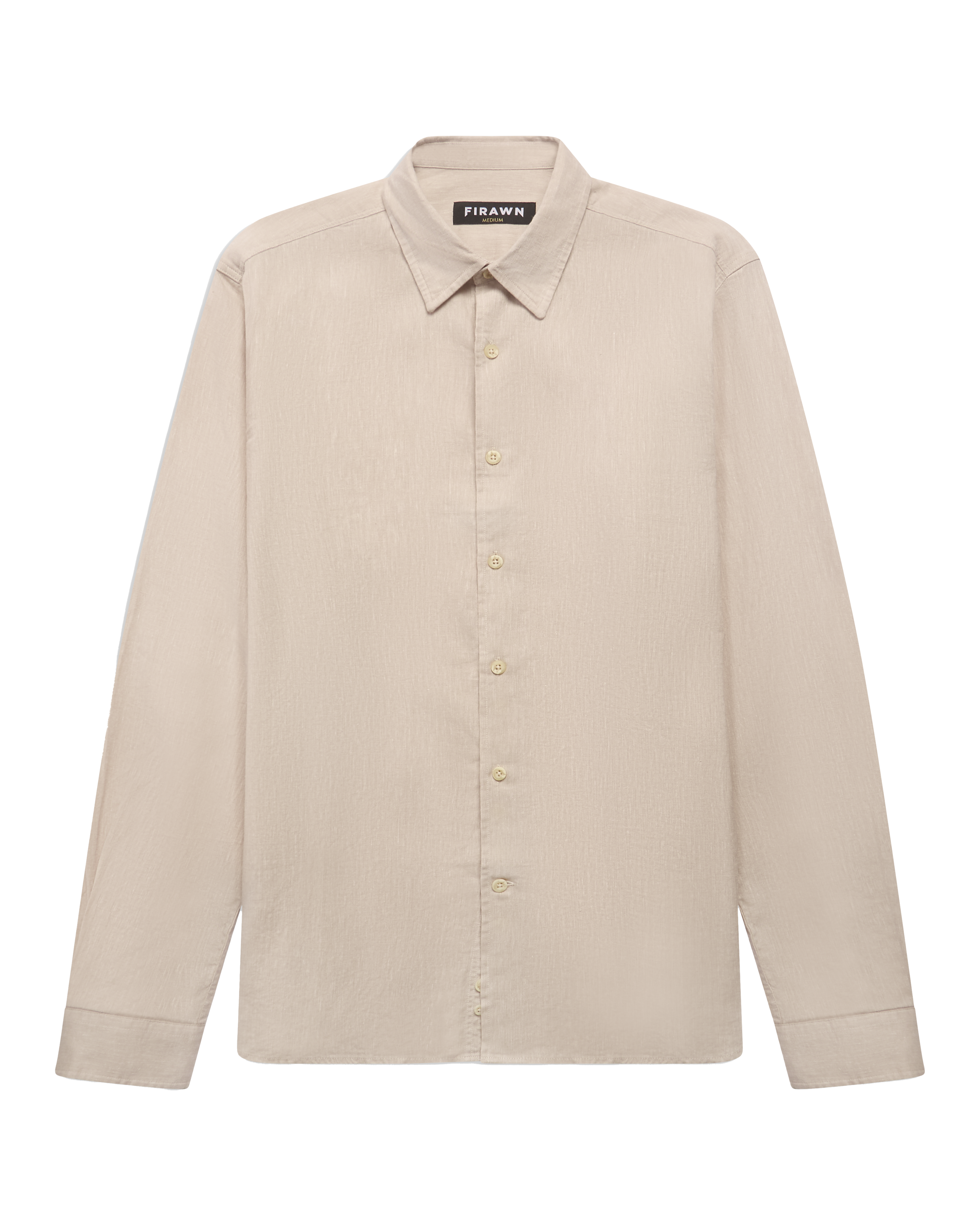 Maksi Linen Shirt - Fawn
