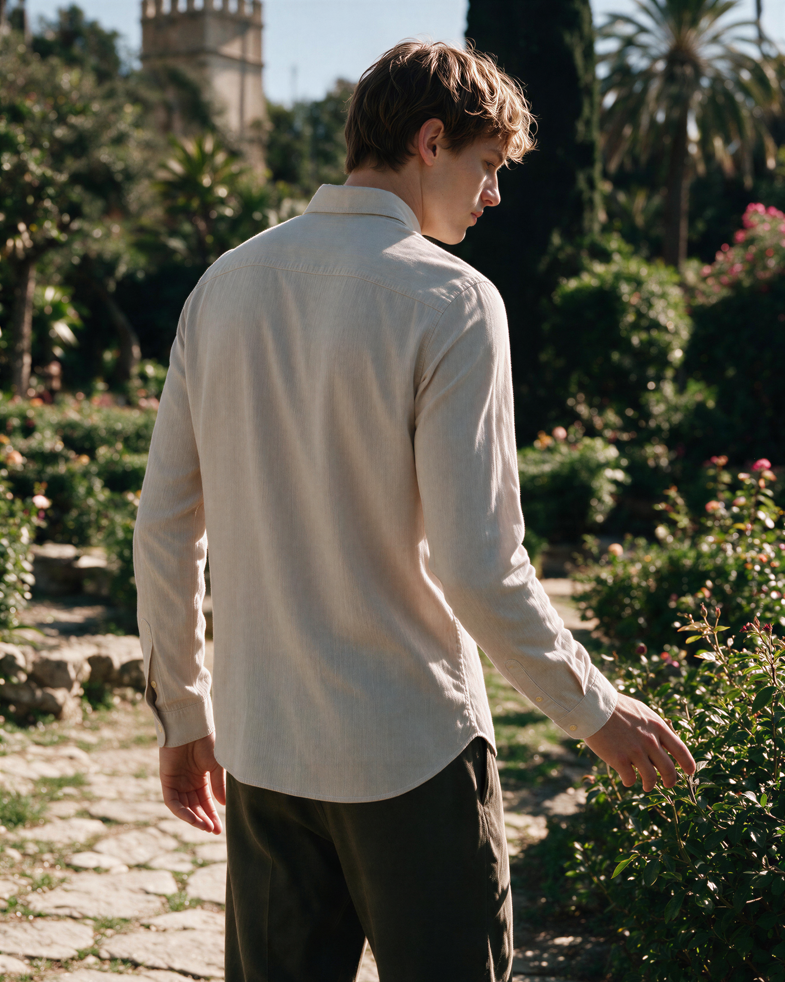 Maksi Linen Shirt - Fawn