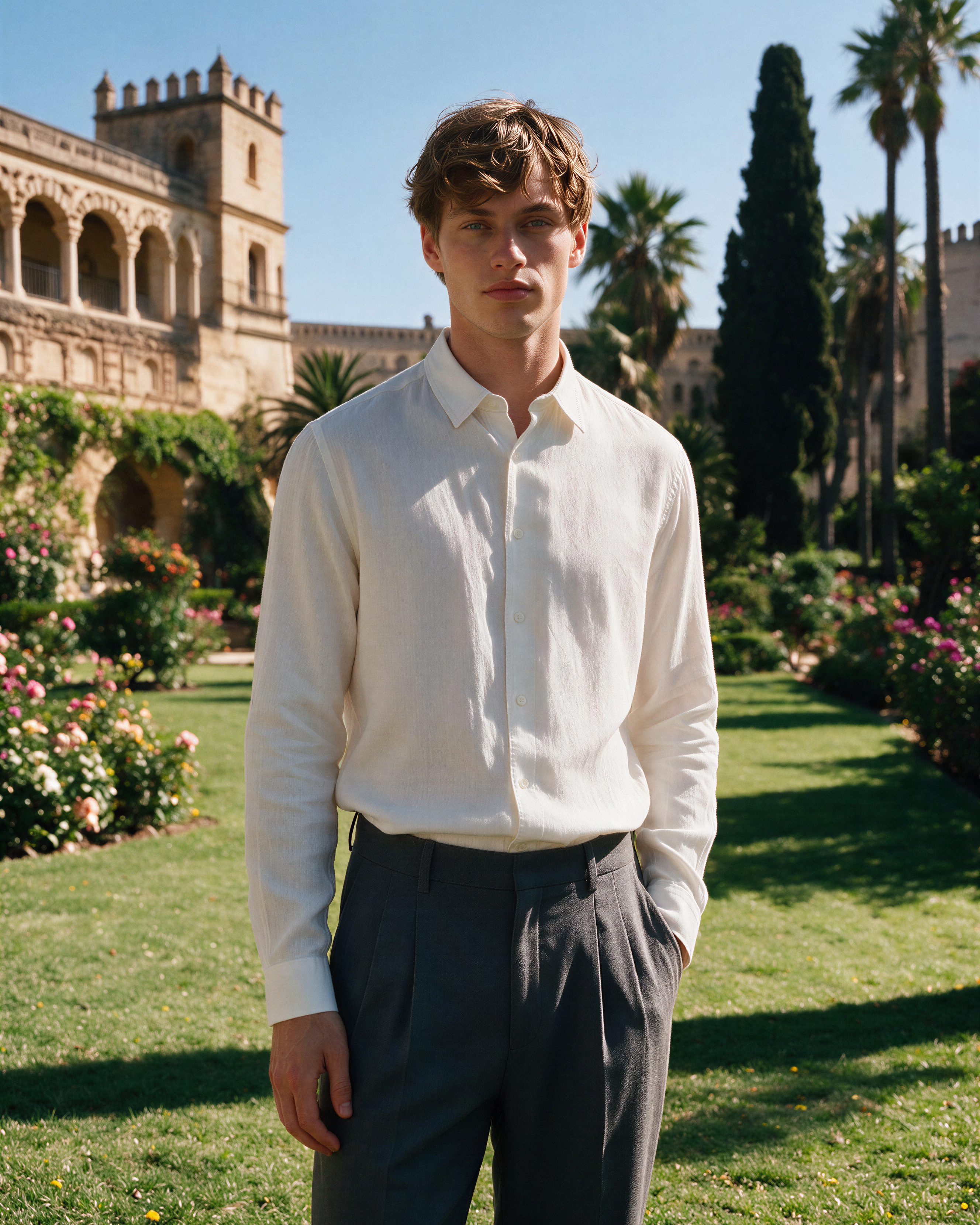 Maksi Linen Shirt - Snow