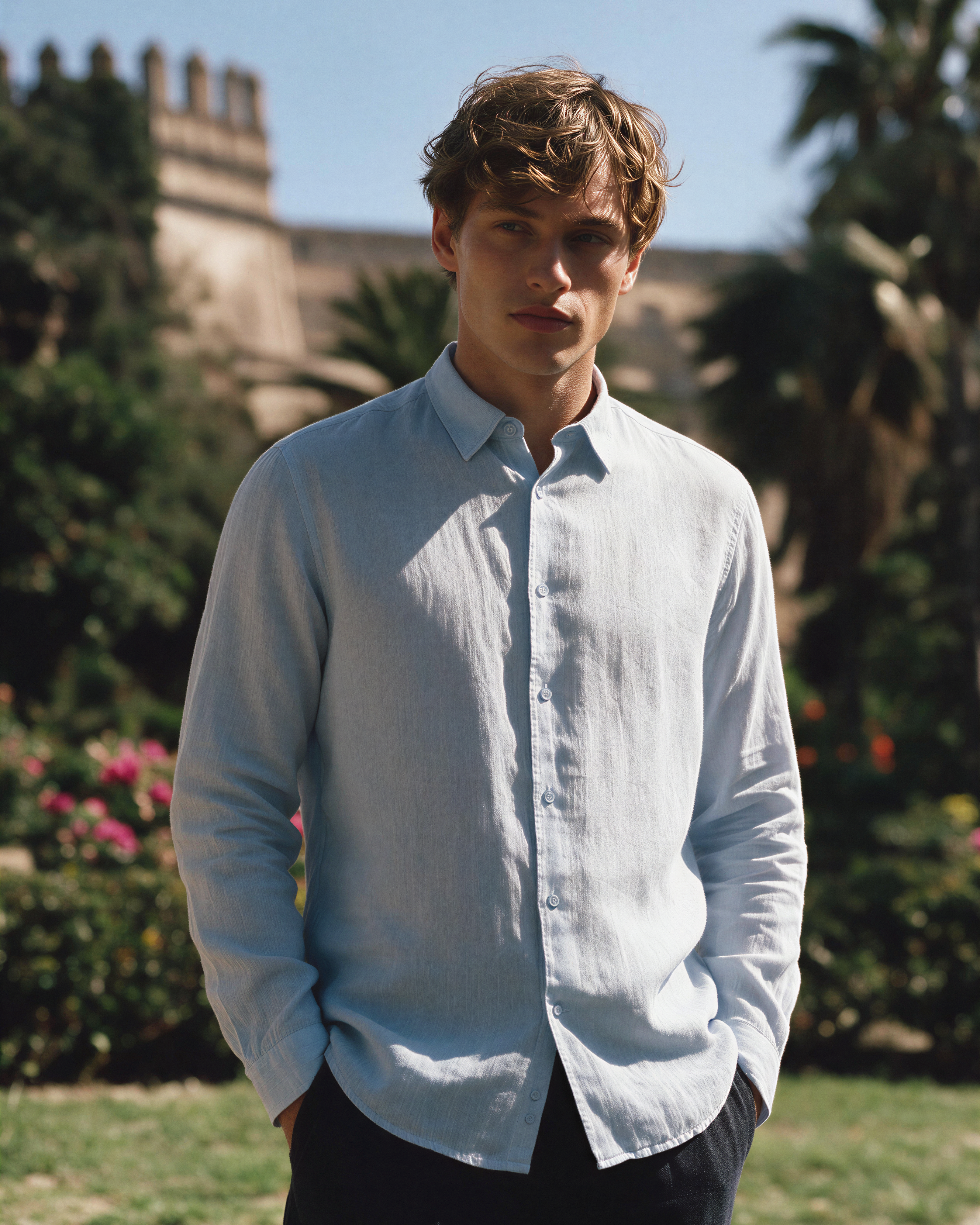 Maksi Linen Shirt - Ice