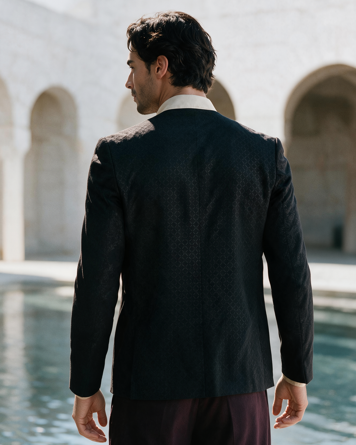 Mashraqi Blazer - Onyx