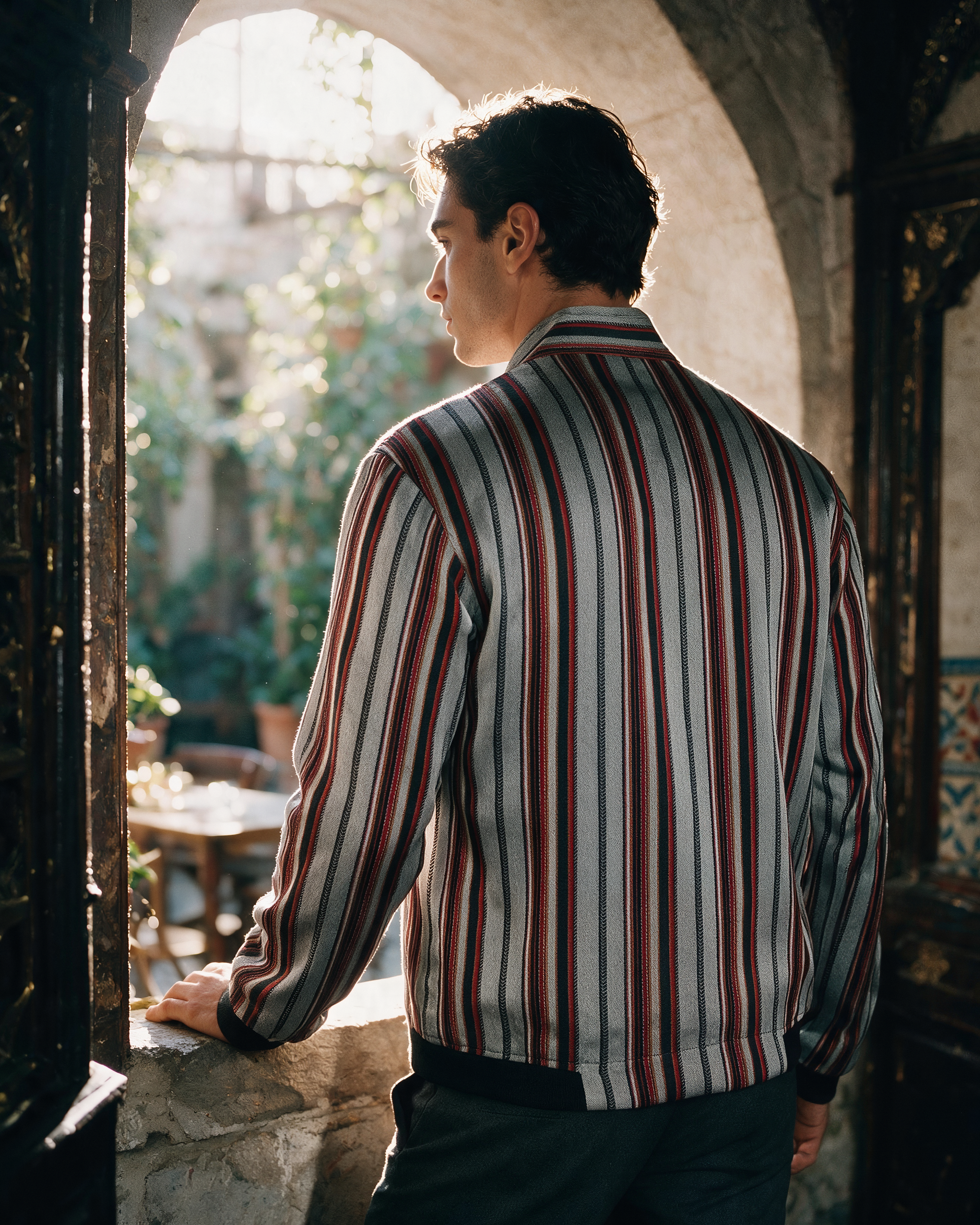 Sokak Kutnu Bomber Jacket - Scarlet