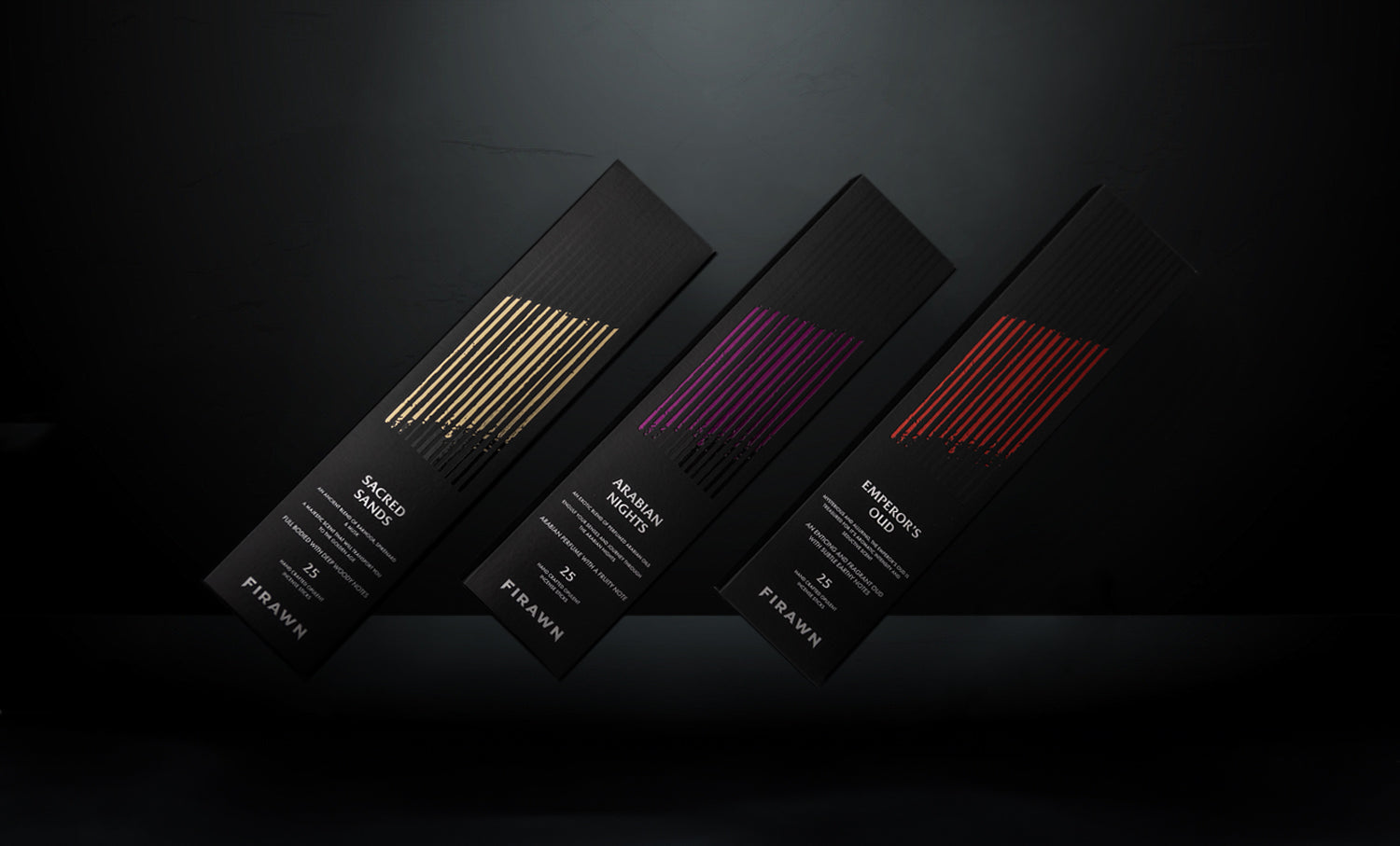 a collection of luxury incense sticks