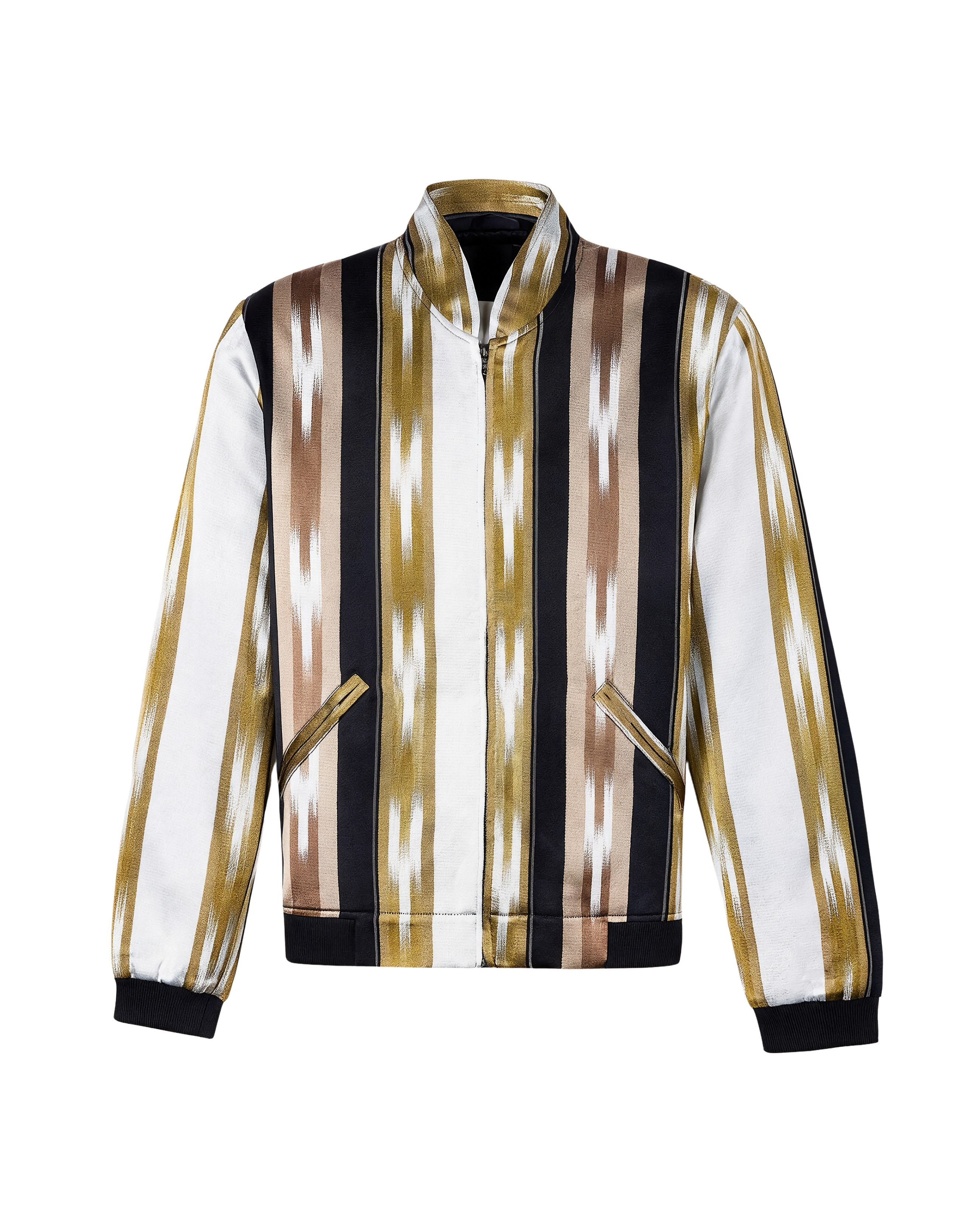 Sokak Kutnu Bomber Jacket - Amber