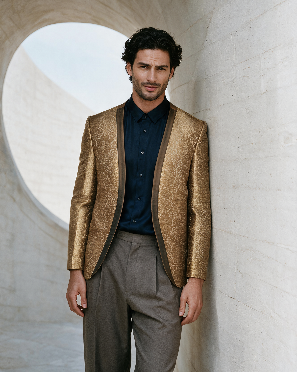 Aleatiqa Blazer – Antique Gold