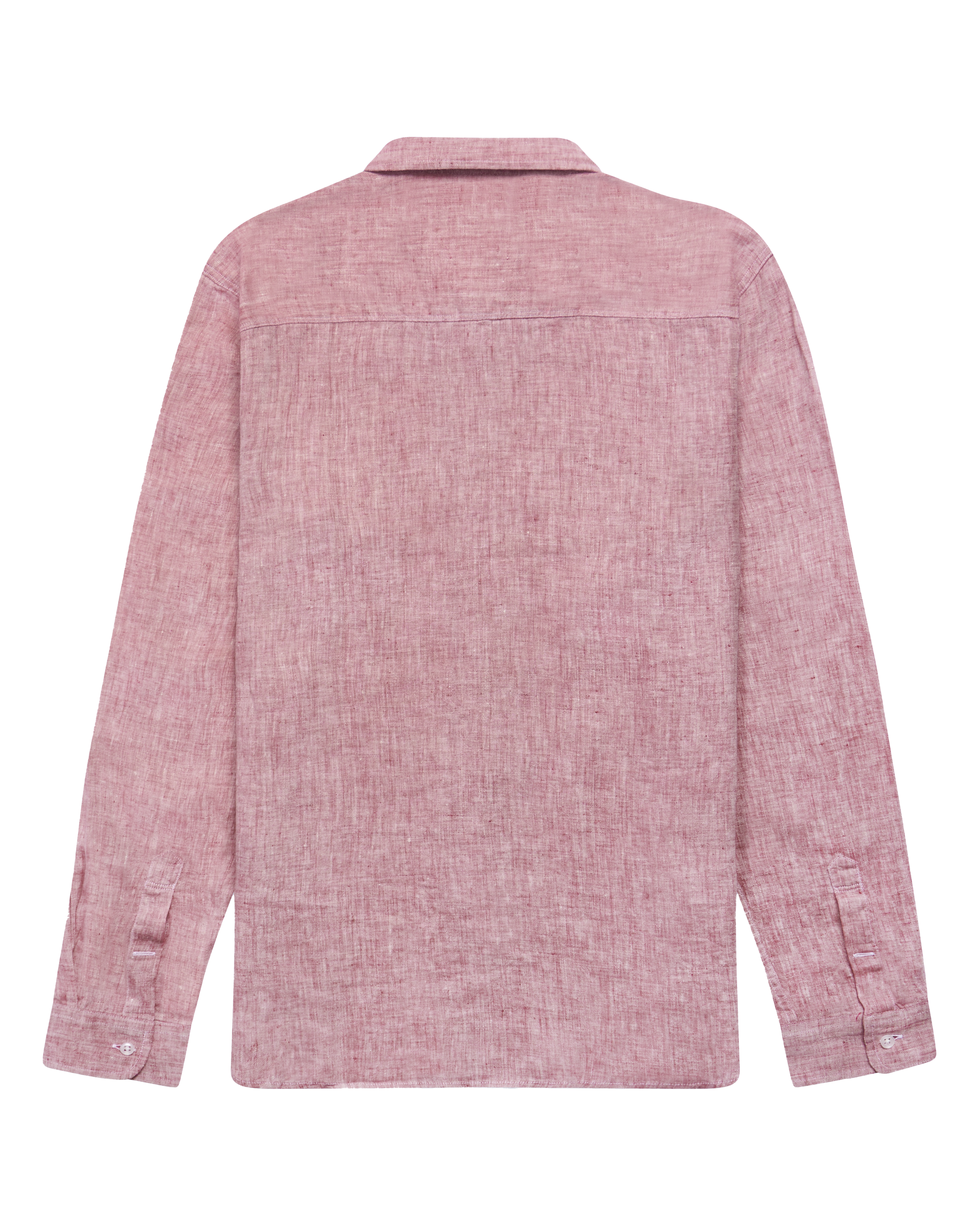 Maksi Linen Shirt - Carmine