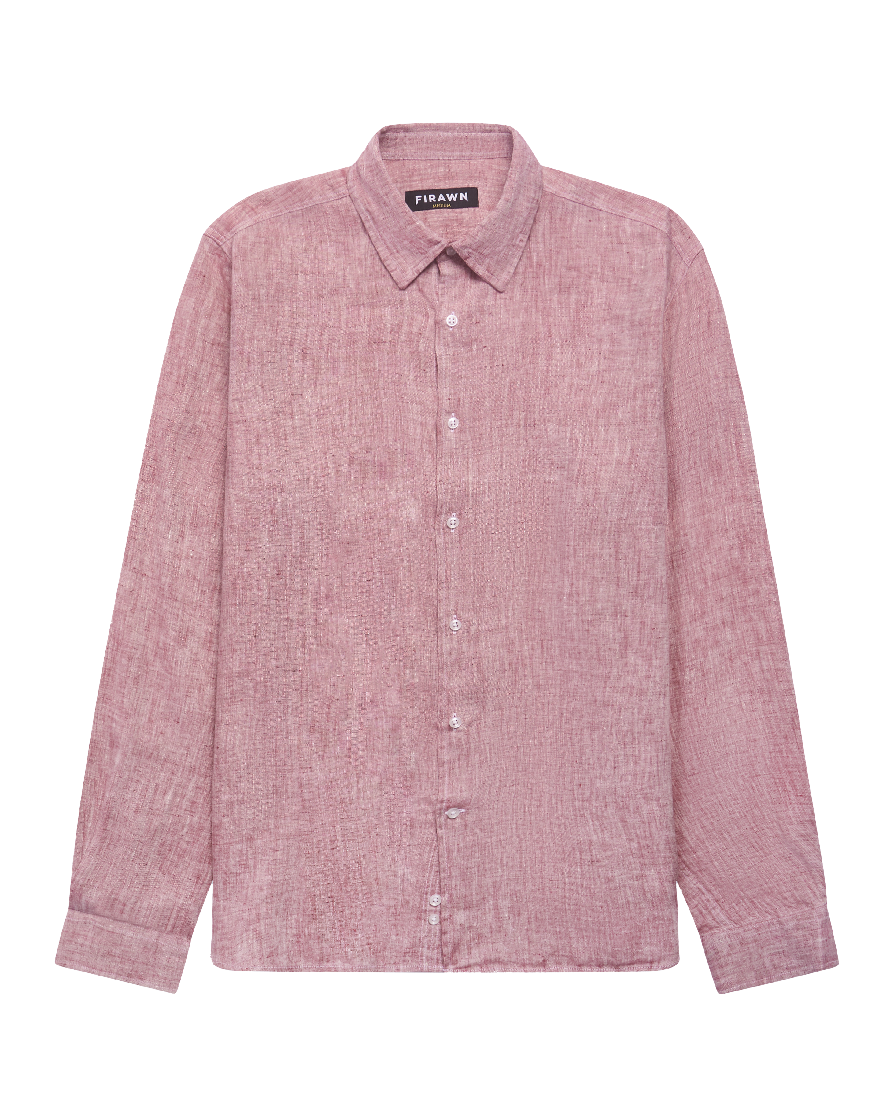 Maksi Linen Shirt - Carmine