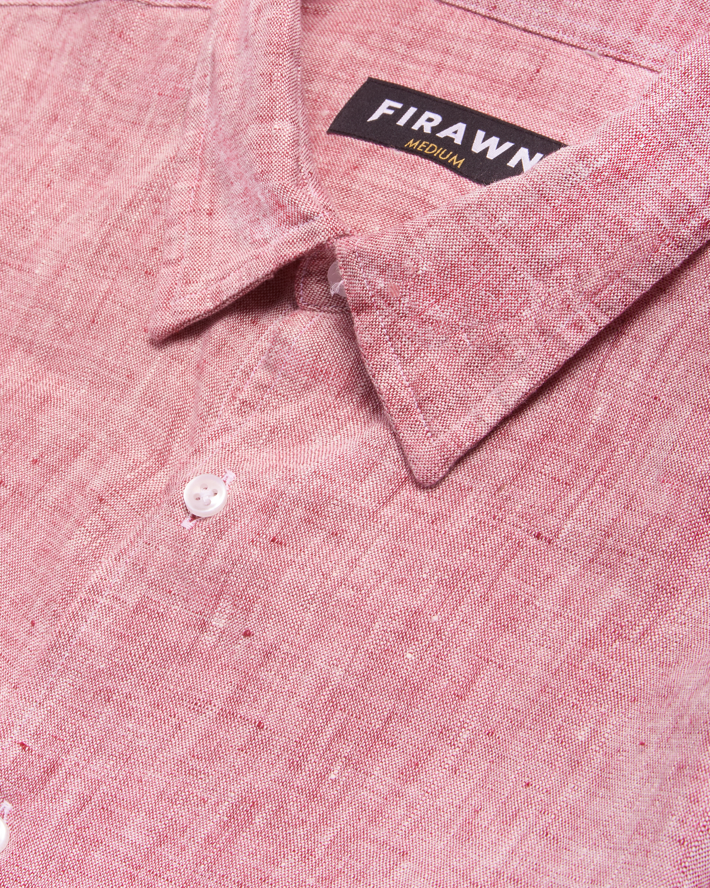 Maksi Linen Shirt - Carmine