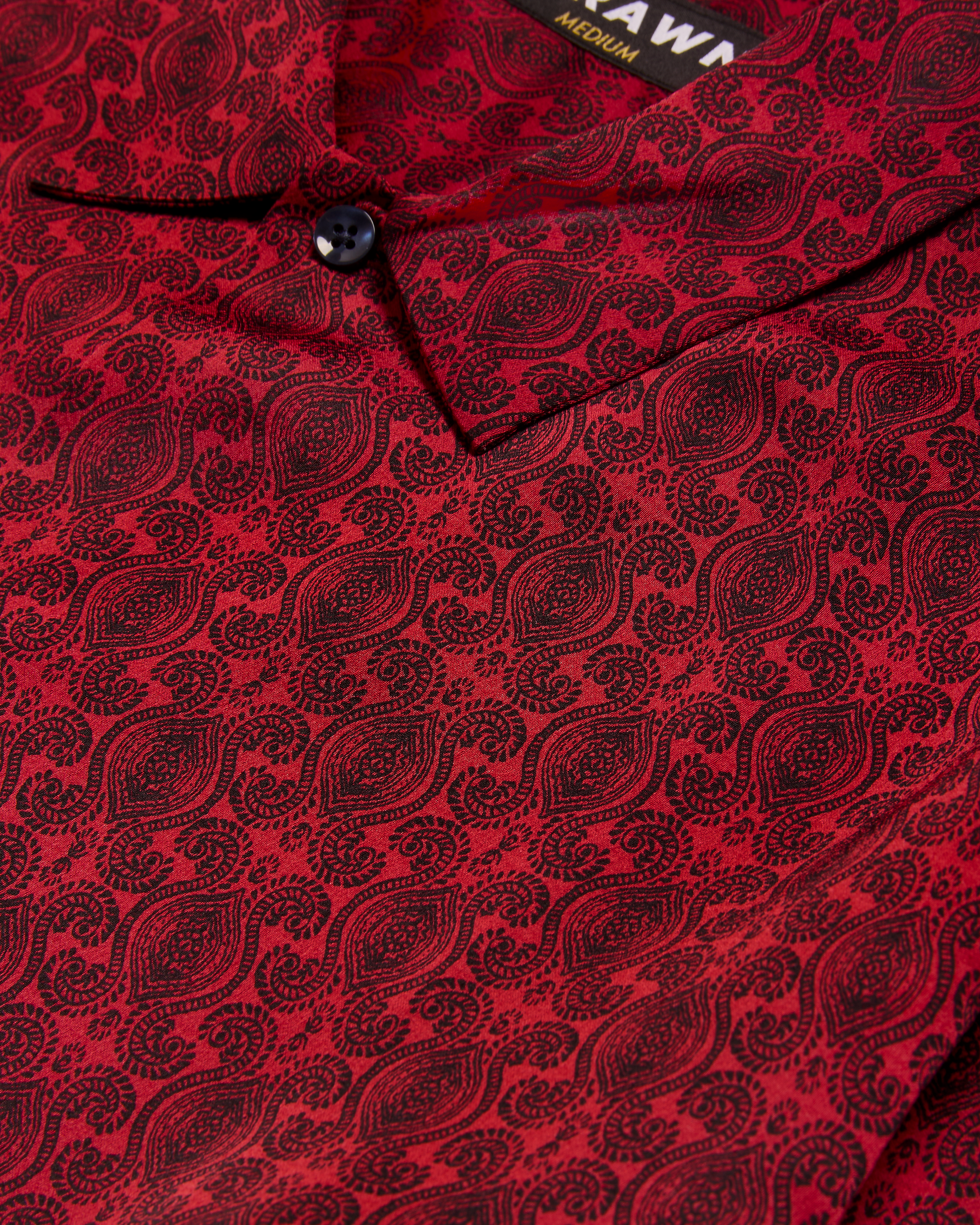Kanz Silk Shirt - Cayenne