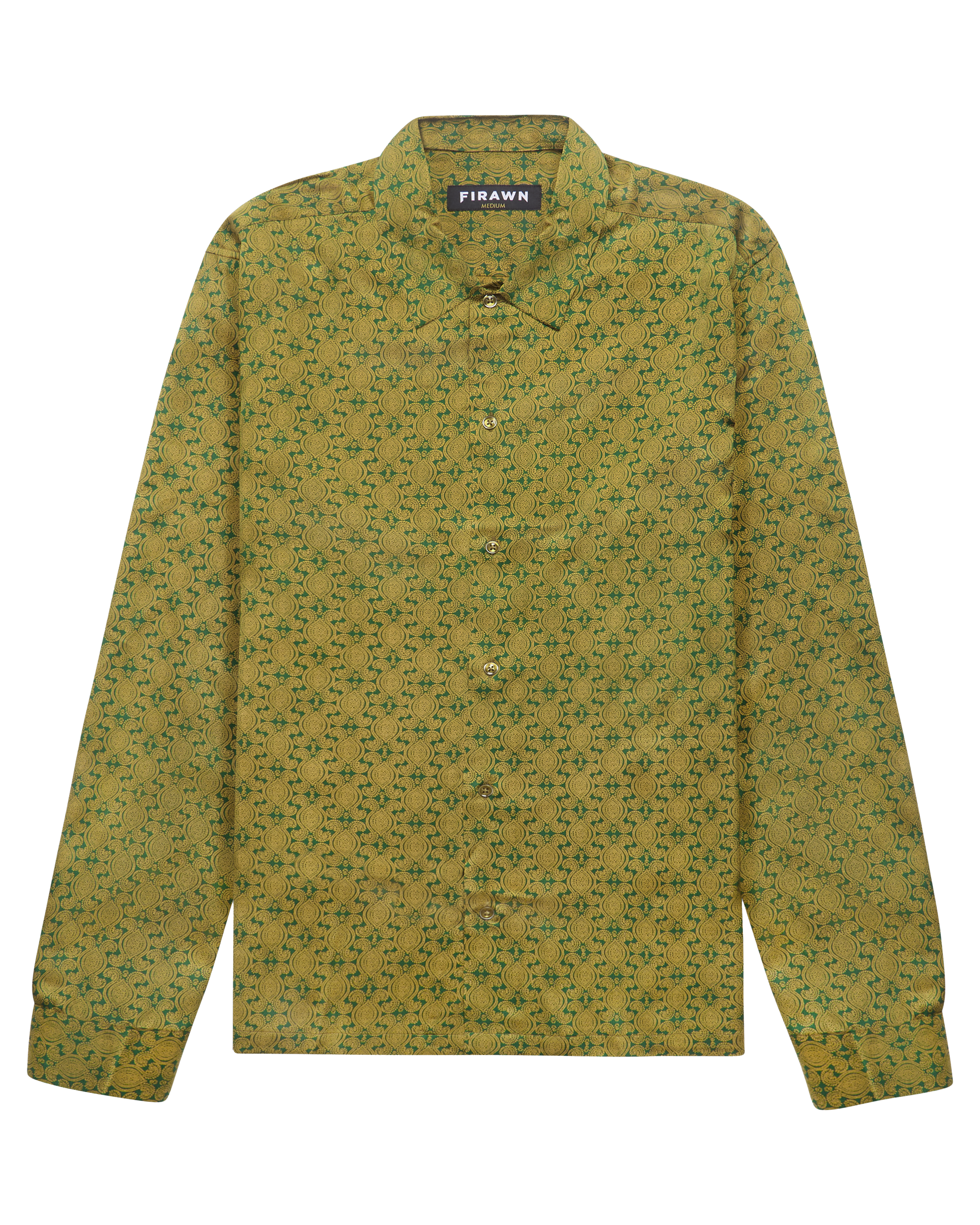 Kanz Silk Shirt - Emerald