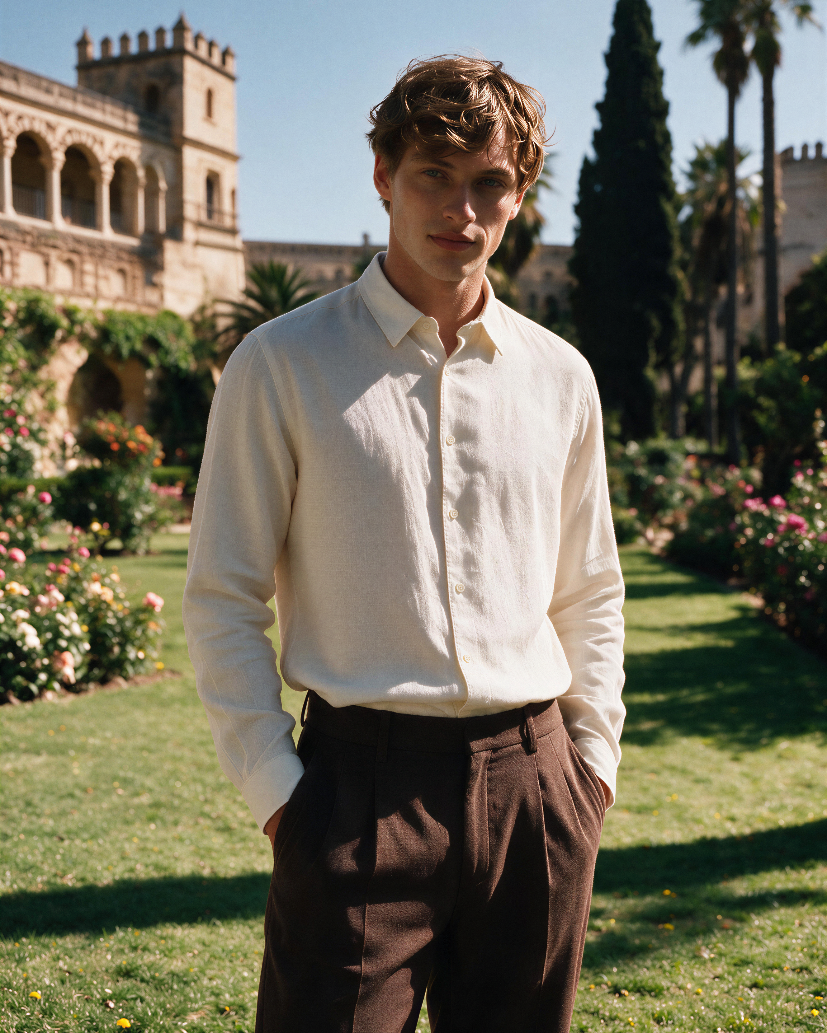 Maksi Linen Shirt - Coconut