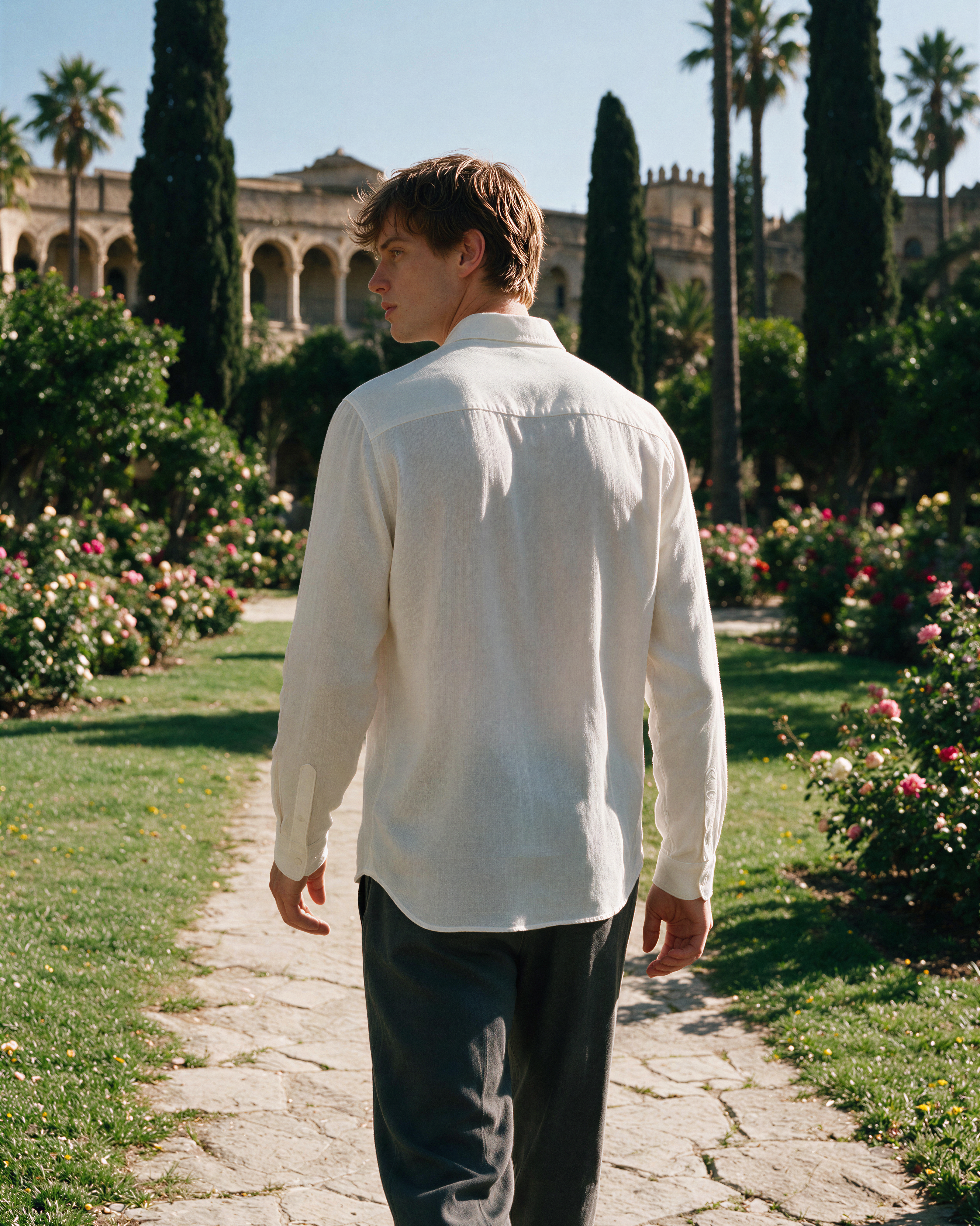 Maksi Linen Shirt - Snow