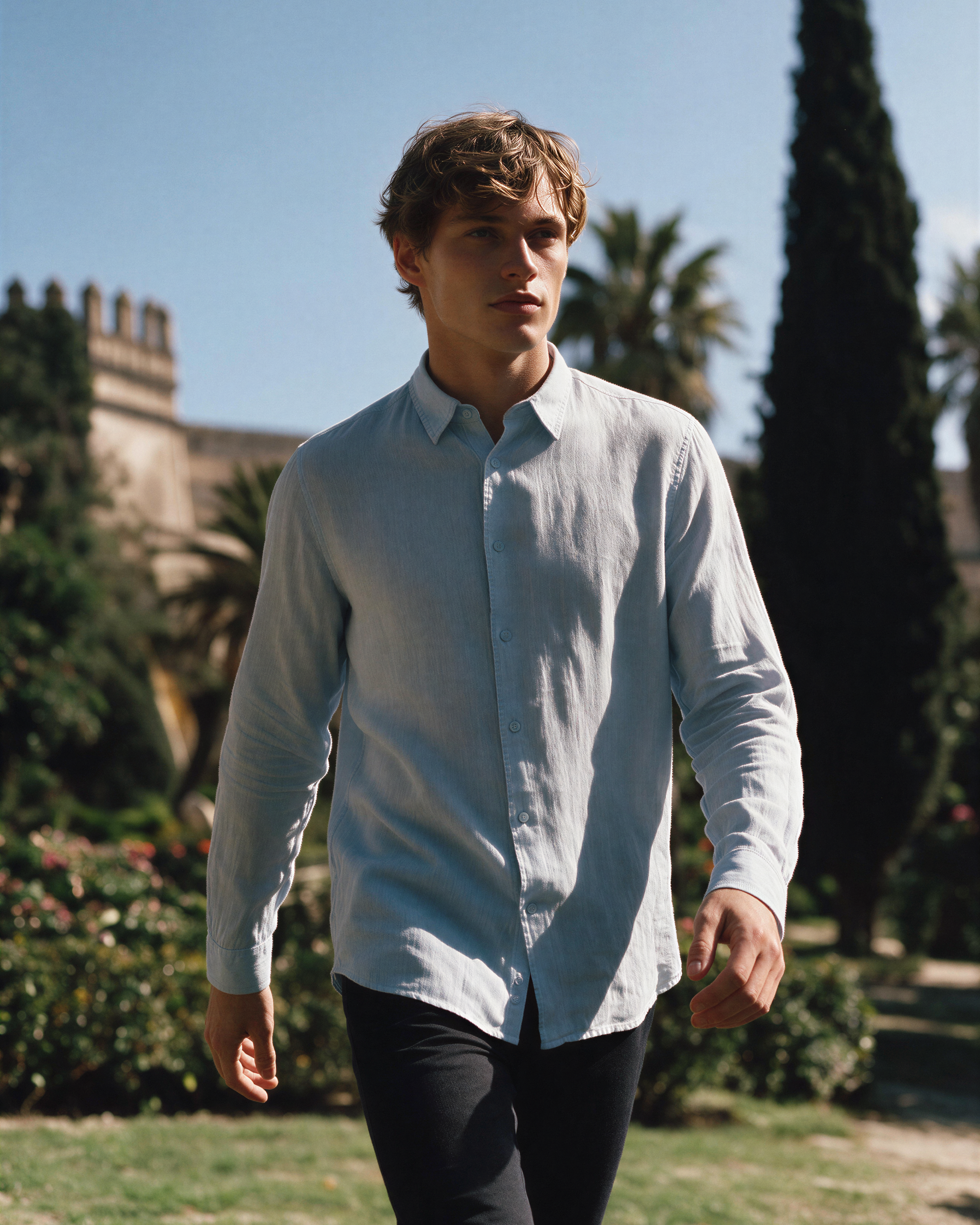 Maksi Linen Shirt - Ice