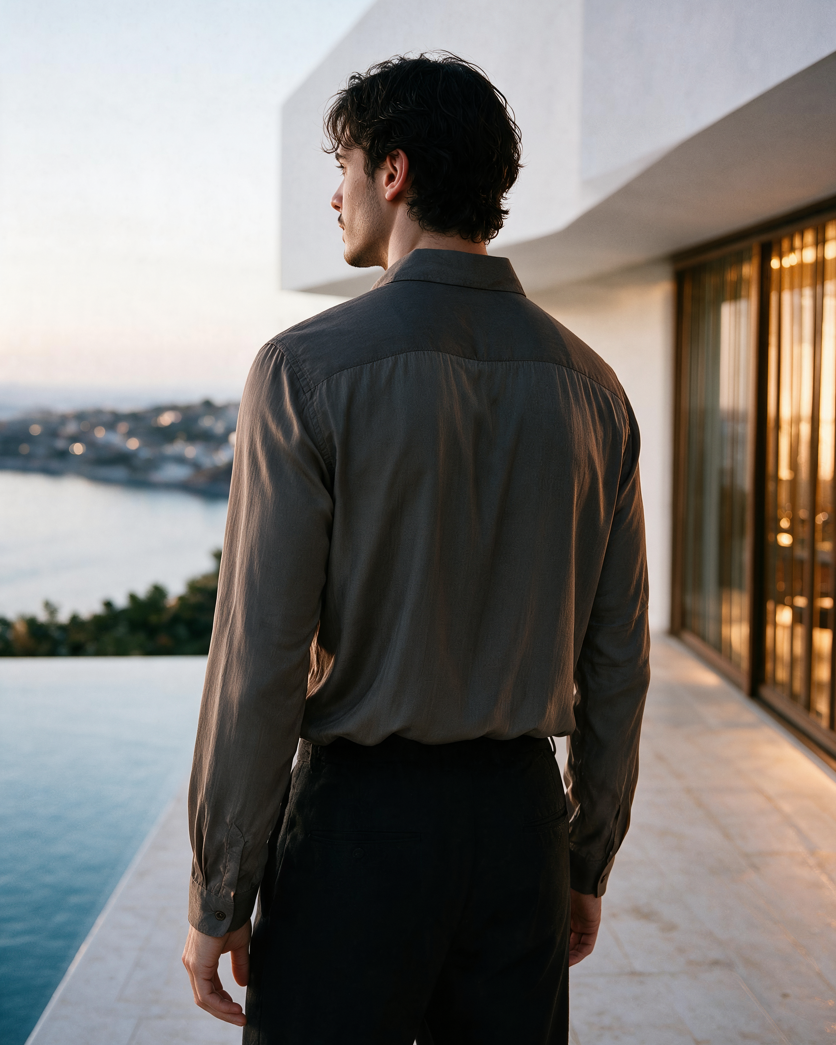 Sahar Silk Shirt - Pecan