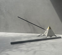 The Pyramidion - Concrete Incense Holder