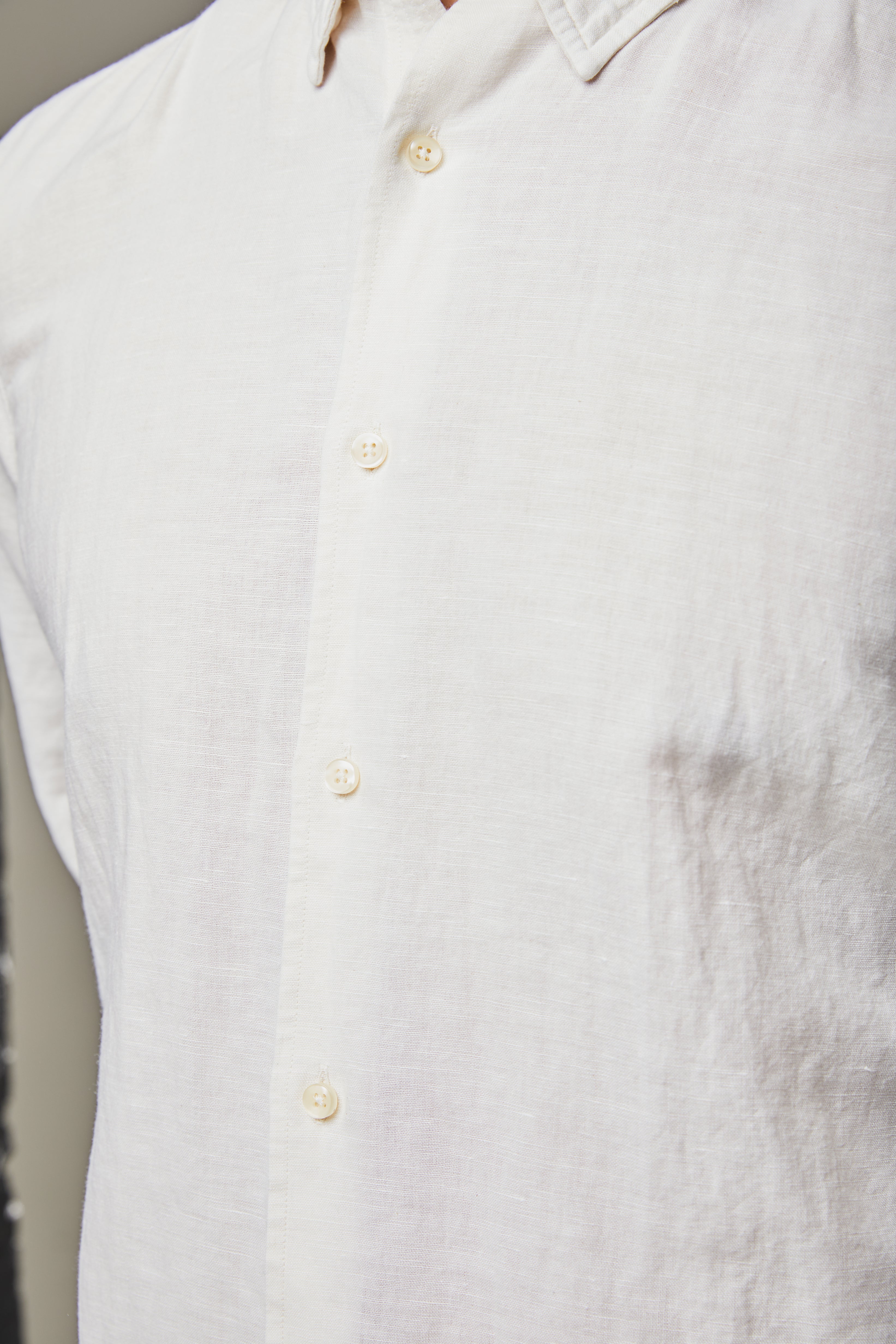 Maksi Linen Shirt - Coconut