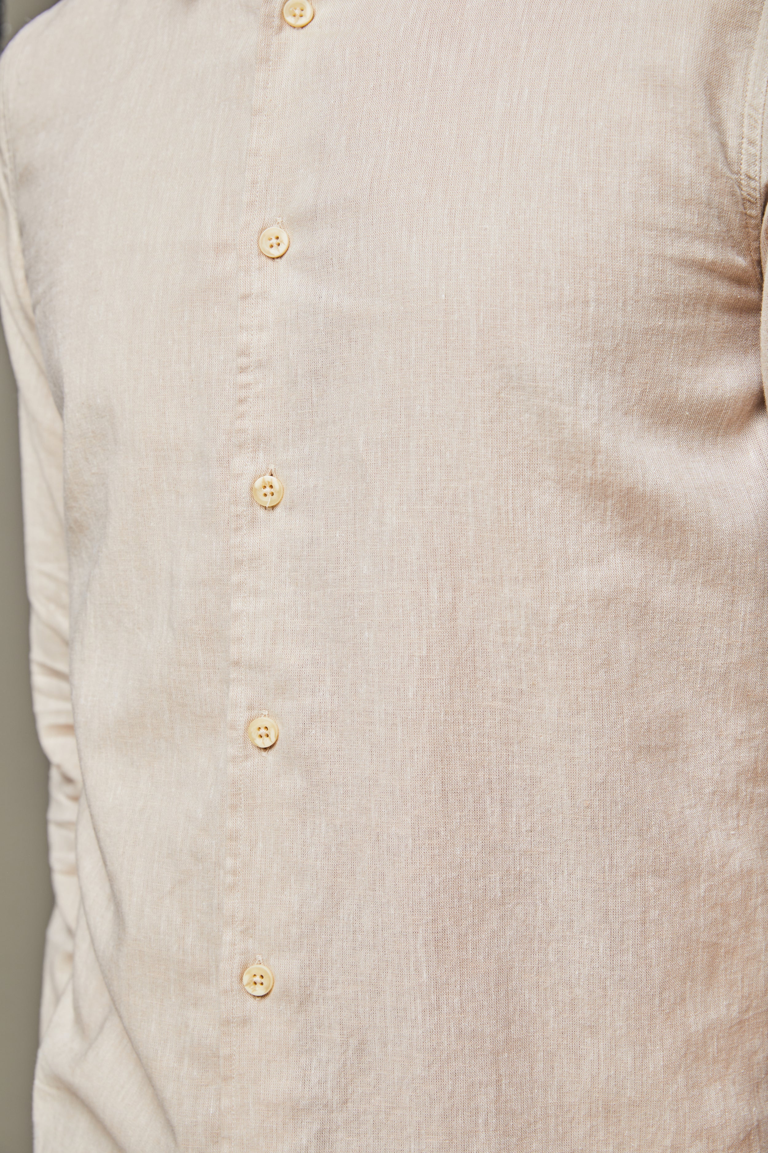 Maksi Linen Shirt - Fawn