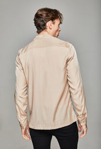 Sahar Silk Shirt - Biscotti