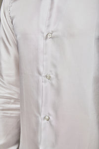 Sahar Silk Shirt - Silver