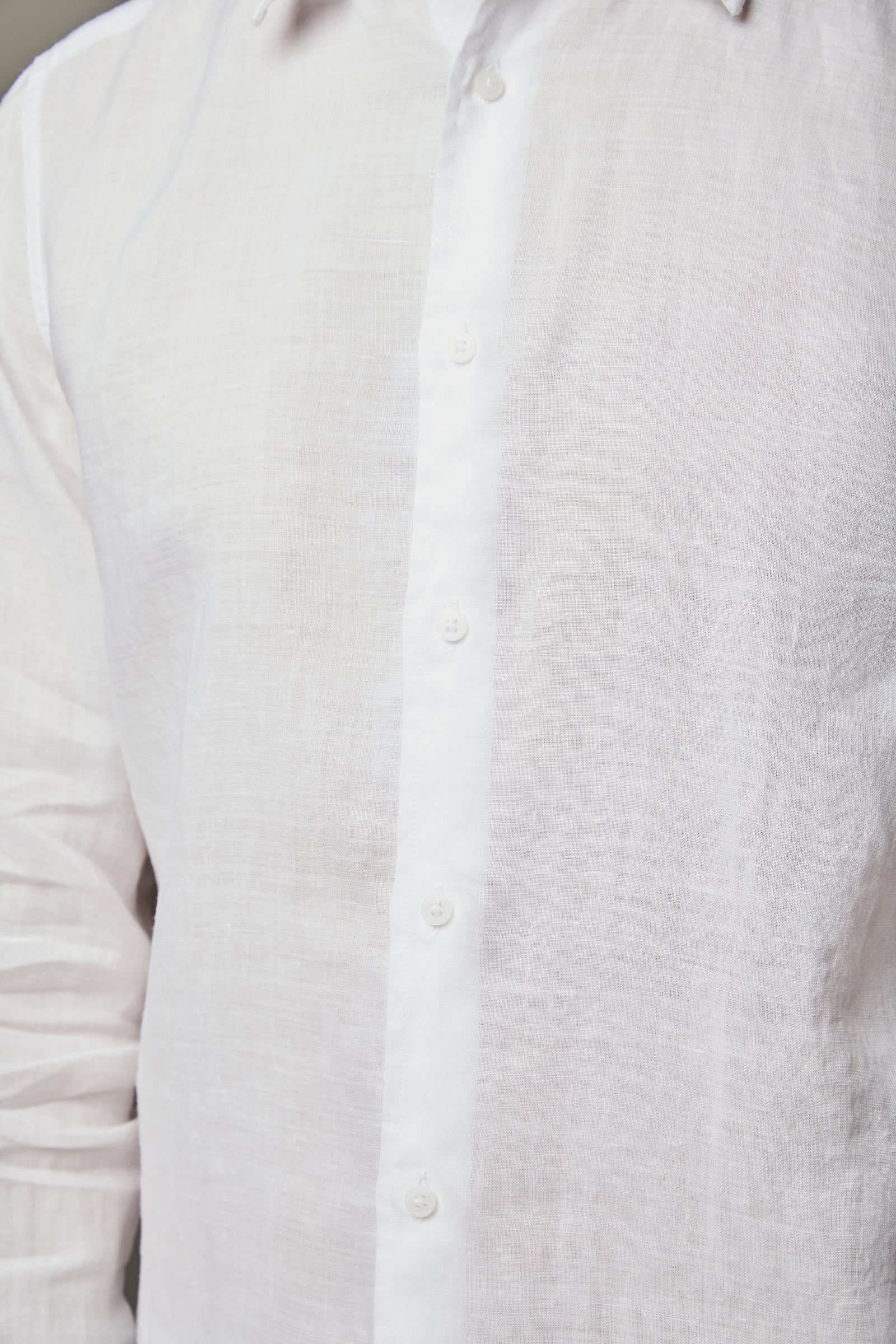 Maksi Linen Shirt - Snow