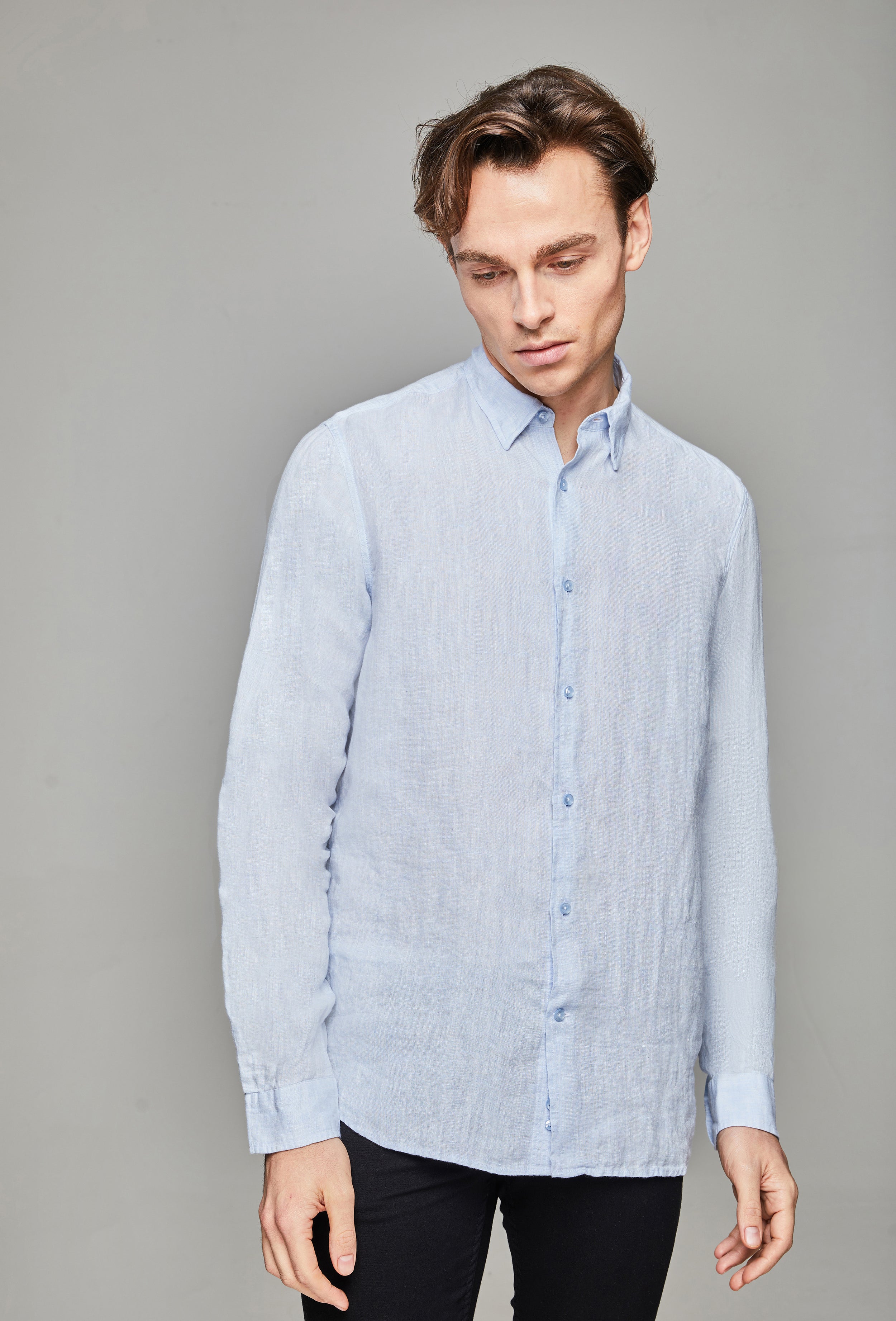 Maksi Linen Shirt - Ice