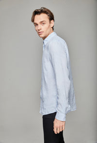 Maksi Linen Shirt - Ice