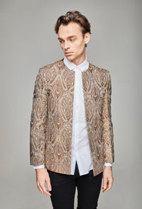 Mashraqi Blazer - Hazel